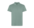 Polo unisexe à manches courtes effet délavée 200 g/m² Roly Cobain couleur vert foncé