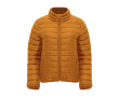 Veste publicitaire matelassée pour femme 100% polyester 290 g/m² Roly couleur jaune foncé