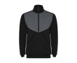 Survêtement bicolore unisexe en polyester 225 g/m² Roly Bicolor Unisex-Trainingsanzug aus Polyester, 225 g/m2 Roly couleur gris foncé