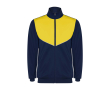 Survêtement bicolore unisexe en polyester 225 g/m² Roly Bicolor Unisex-Trainingsanzug aus Polyester, 225 g/m2 Roly couleur jaune