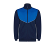 Survêtement bicolore unisexe en polyester 225 g/m² Roly Bicolor Unisex-Trainingsanzug aus Polyester, 225 g/m2 Roly couleur bleu roi