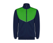 Survêtement bicolore unisexe en polyester 225 g/m² Roly Bicolor Unisex-Trainingsanzug aus Polyester, 225 g/m2 Roly couleur vert