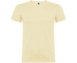 T-shirt avec logo 100 % coton en tricot homme 155 g/m² Roly Beagle couleur jaune pastel