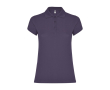 Polo personnalisé en tricot piqué 100% coton pour femme 200 g/m² Roly couleur lilas