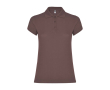 Polo personnalisé en tricot piqué 100% coton pour femme 200 g/m² Roly couleur taupe