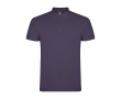 Polo homme en coton en tricot piqué à manches courtes 200 g/m² Roly couleur lilas