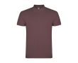 Polo homme en coton en tricot piqué à manches courtes 200 g/m² Roly couleur taupe