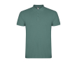 Polo homme en coton en tricot piqué à manches courtes 200 g/m² Roly couleur vert militaire