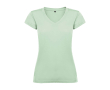 T-shirt pour entreprise en tricot 100% coton pour femme 155 g/m² Roly couleur vert doux