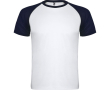 T-shirt de sport unisexe manches courtes polyester 140 g/m² Roly couleur bleu marine