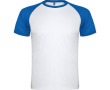T-shirt de sport unisexe manches courtes polyester 140 g/m² Roly couleur bleu roi