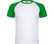 T-shirt de sport unisexe manches courtes polyester 140 g/m² Roly couleur vert