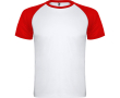 T-shirt de sport unisexe manches courtes polyester 140 g/m² Roly couleur rouge