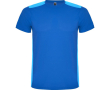 T-shirt de sport unisexe polyester manches courtes 130 g/m² Roly couleur bleu roi