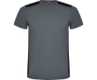 T-shirt de sport unisexe polyester manches courtes 130 g/m² Roly couleur gris foncé