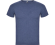 T-shirt chiné en coton et polyester pour homme 150 g/m² Roly couleur bleu chiné