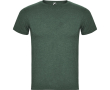T-shirt chiné en coton et polyester pour homme 150 g/m² Roly couleur vert chiné