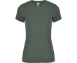 T-shirt chiné en coton et polyester pour femme 150 g/m² Roly couleur vert chiné