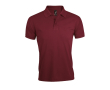 Polo personnalisable en polyester et coton 200 g/m² SOL'S Prime Men couleur bordeaux