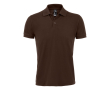 Polo personnalisable en polyester et coton 200 g/m² SOL'S Prime Men couleur marron foncé