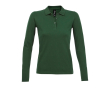 Polo à manches longues en 100% coton pour femme 180 g/m2 SOL'S Perfect couleur vert foncé