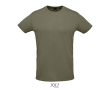T-shirts techniques sérigraphiés en polyester 130 g/m² SOL'S Sprint couleur vert militaire