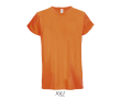 T-shirts techniques sérigraphiés en polyester 130 g/m² SOL'S Sprint couleur orange