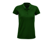 Polo sérigraphié pour femmes en coton 170 g/m² SOL'S Planet couleur vert foncé