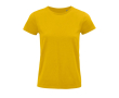 T-shirt publicitaire pour femmes en coton bio 175 g/m² SOL'S Pioneer couleur doré