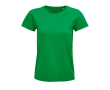 T-shirt publicitaire pour femmes en coton bio 175 g/m² SOL'S Pioneer couleur vert