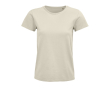 T-shirt publicitaire pour femmes en coton bio 175 g/m² SOL'S Pioneer couleur naturel
