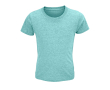 T-shirt pour enfants en coton 100% biologique 150 g/m² SOL'S Crusader couleur turquoise