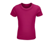 T-shirt pour enfants en coton 100% biologique 150 g/m² SOL'S Crusader couleur fuchsia