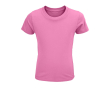 T-shirt pour enfants en coton 100% biologique 150 g/m² SOL'S Crusader couleur rose