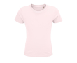 T-shirt pour enfants en coton 100% biologique 150 g/m² SOL'S Crusader couleur rose pastel