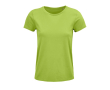 T-shirt pour femmes en coton 100% biologique 150 g/m² SOL'S Crusader couleur vert clair