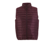 Gilet sans manche personnalisé en duvet homme SOL'S 280 g/m² couleur bordeaux