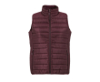 Gilet sans manche femme en duvet SOL'S 280 g/m² couleur bordeaux