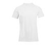 T-shirt unisexe en matériaux recyclés col rond couleur blanc
