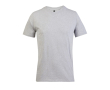 T-shirt unisexe en matériaux recyclés col rond couleur gris clair