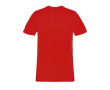 T-shirt unisexe en matériaux recyclés col rond couleur rouge