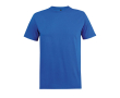 T-shirt unisexe en matériaux recyclés col rond couleur bleu roi