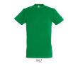 T-shirt unisexe en coton semi-peigné col rond 150 g/m2 couleur vert