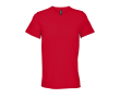 T-shirt unisexe en coton semi-peigné col V SOL'S couleur rouge