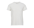 T-shirt unisexe en coton semi-peigné col V SOL'S couleur blanc cassé