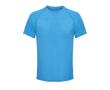 T-shirt respirant en polyester recyclé SOL'S couleur cyan