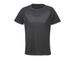 T-shirt respirant pour femme en polyester recyclé SOL'S couleur noir