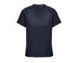 T-shirt respirant pour femme en polyester recyclé SOL'S couleur bleu marine