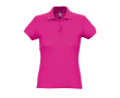 Polo cintré pour femmes 100% coton 170 g/m² SOL'S Passion couleur fuchsia
