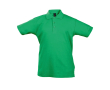 Polos sérigraphiés pour enfants 100% coton 170 g/m² SOL'S Summer II couleur vert